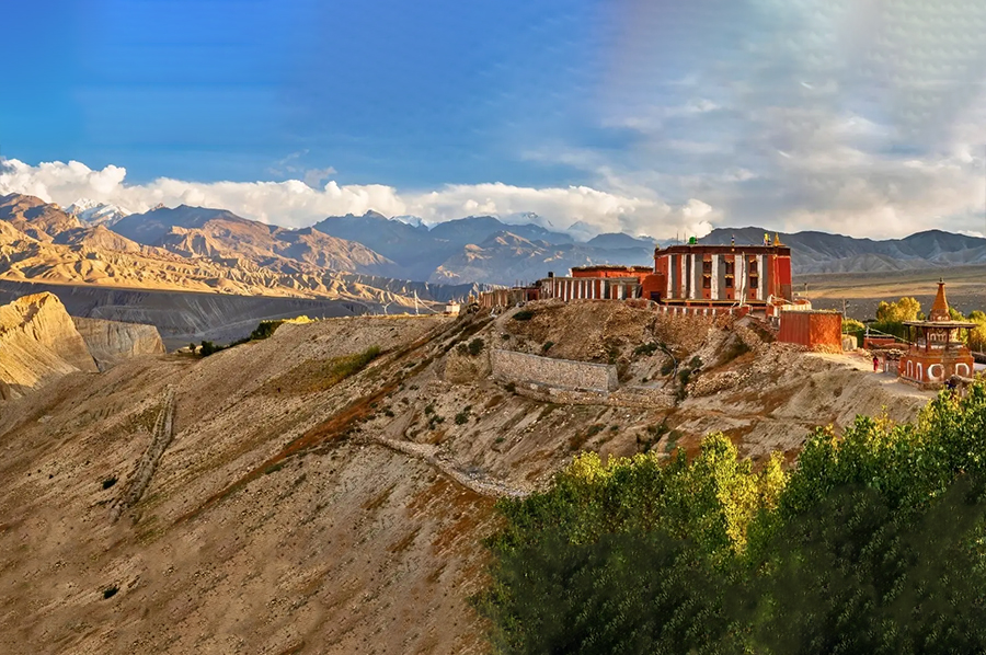 upper mustang scene